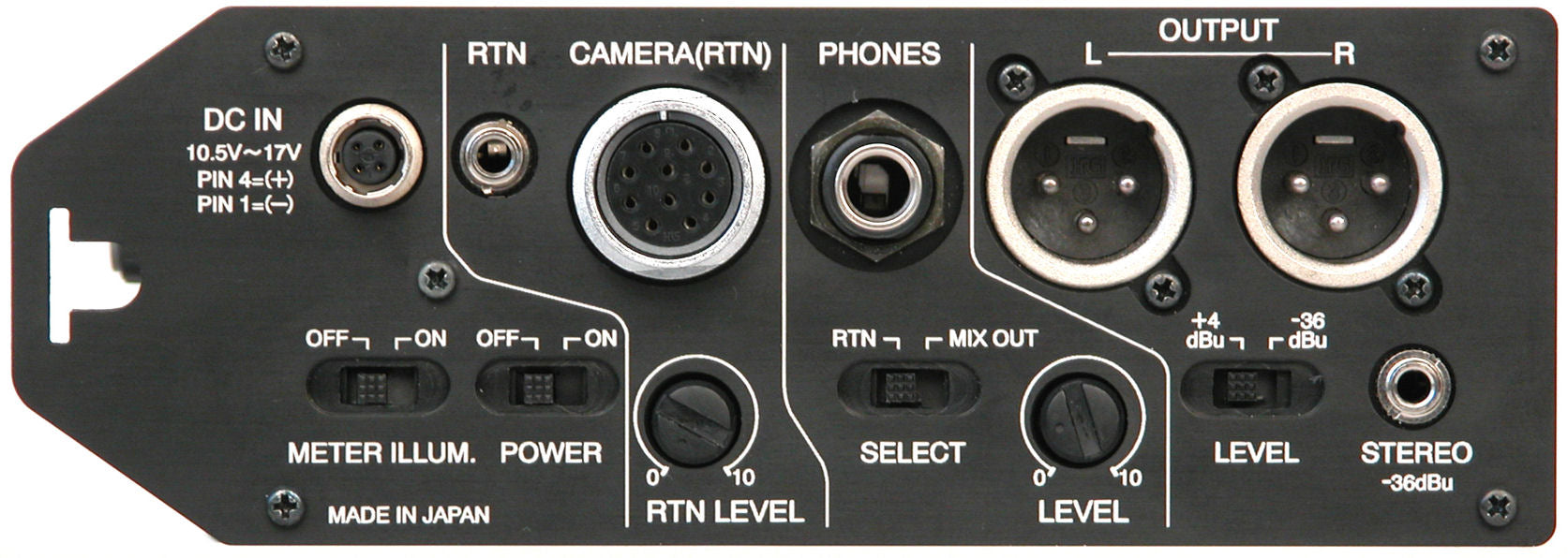 AZDEN FMX-42a 4 Channel Mixer with 10-Pin Camera Return AZDEN FMX-42a 4 Channel Mixer with 10-Pin Camera Return