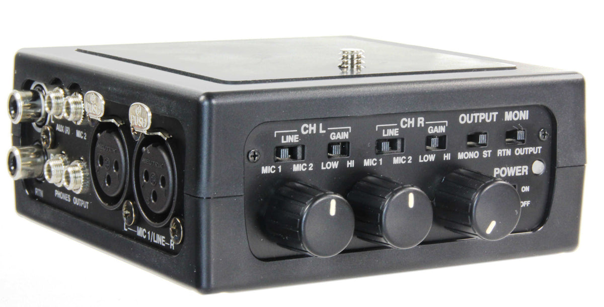 AZDEN 2 Channel Mic-Line DSLR Mixer