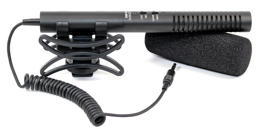 AZDEN SGM-990+i Microphone canon mono avec directivité cardioïde  sélectionnable