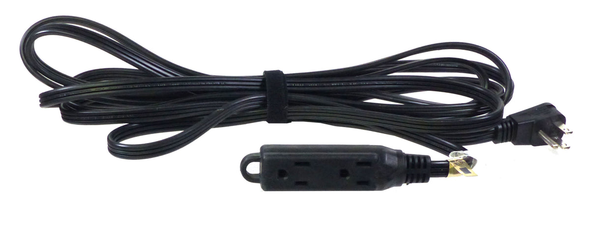 ALZO Suspended Drop Ceiling DJ, band, stage light mounting bar with 15 ft power cord - Black