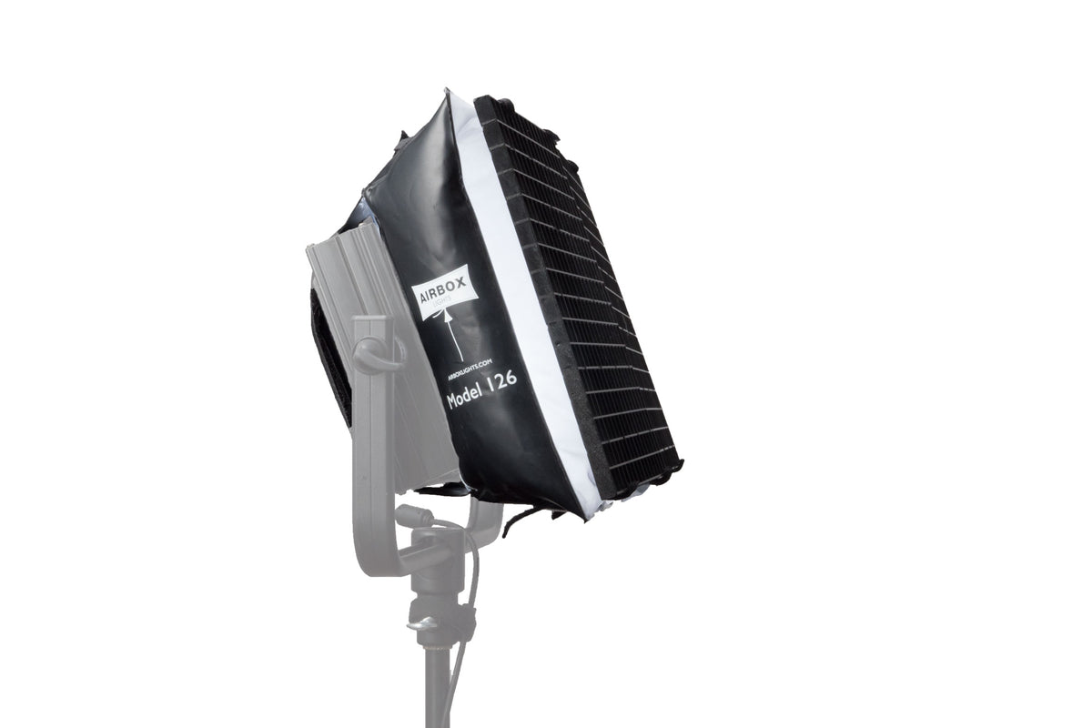 AIRBOX 126 Inflatable Softbox for LED lights - up to 12x6 in - Honeycomb Kit w/pump
