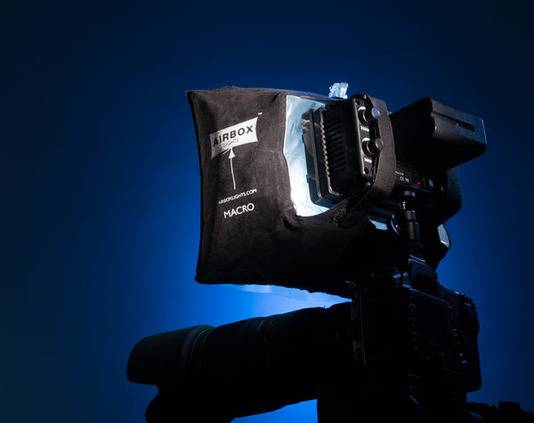 AIRBOX Macro Inflatable Softbox for LED lights and ON Camera lights ...