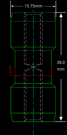 ALZO 1/4 x 20 Threaded Baby Pin