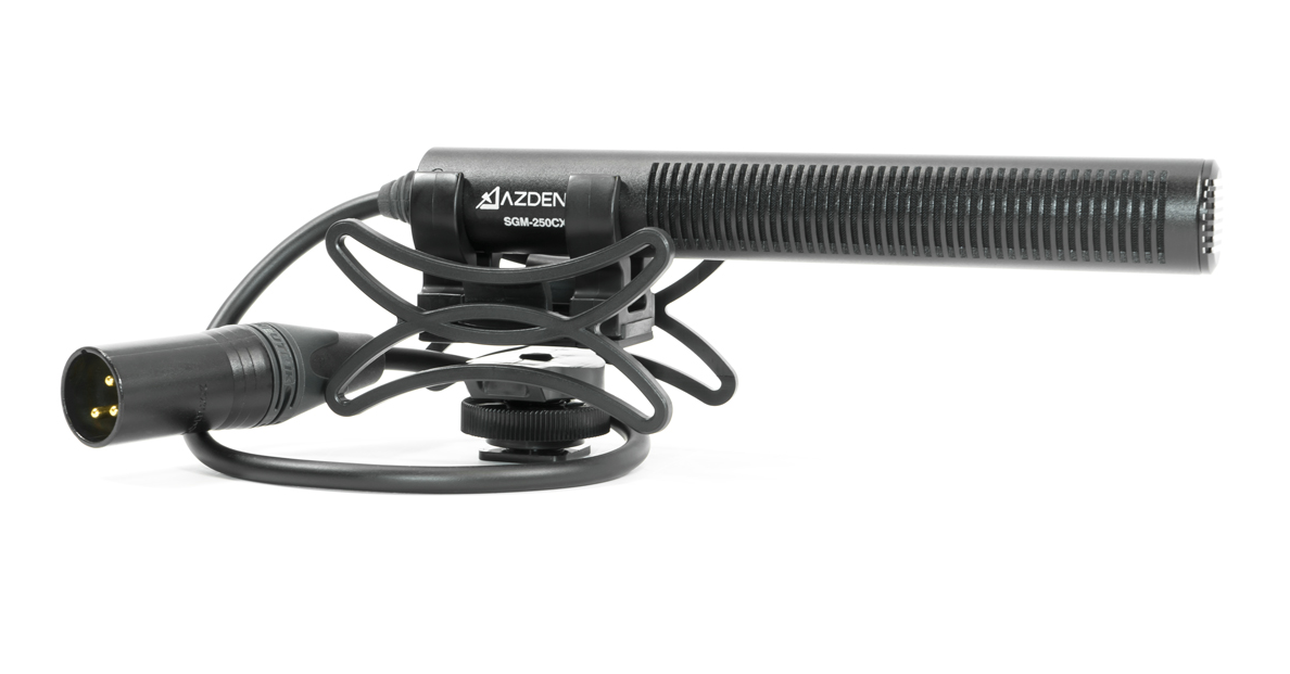 AZDEN SGM-250CX - Mono Shotgun Mic Super Cardioid with XLR - ALZO AZDEN SGM-250CX - Mono Shotgun Mic Super Cardioid with XLR - ALZO