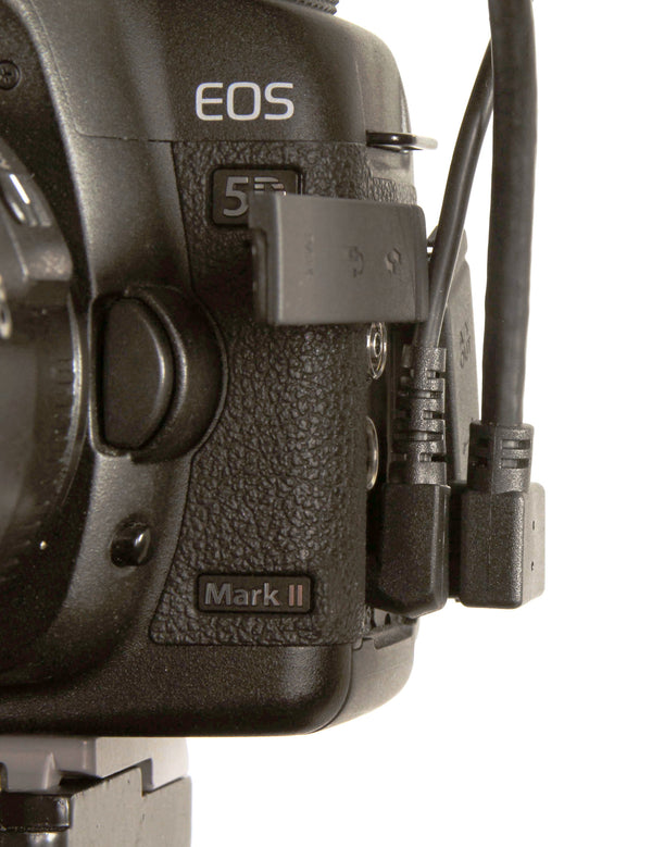 ALZO DSLR Audio and Video Right-Angle Short Cord Cables Kit