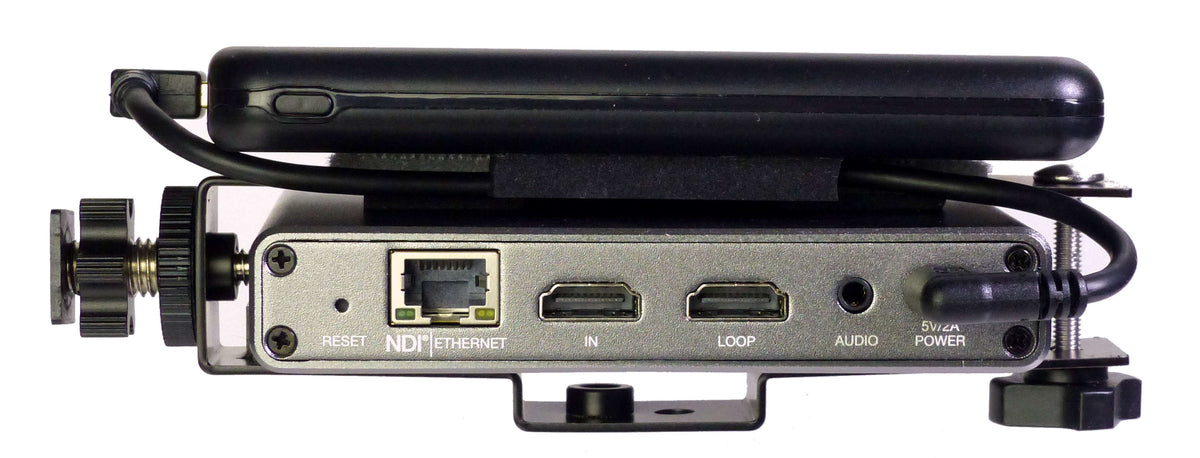 ALZO Li-ion Rechargable Battery with USB cord and velcro for Newtek Spark Plus 4K