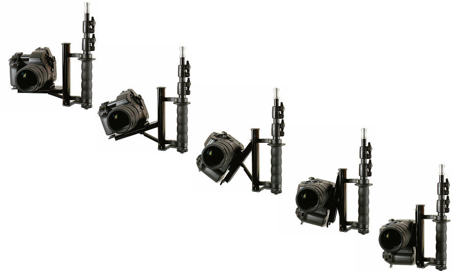 ALZO Flip Flash® Camera Flash Bracket with adjustable flash height