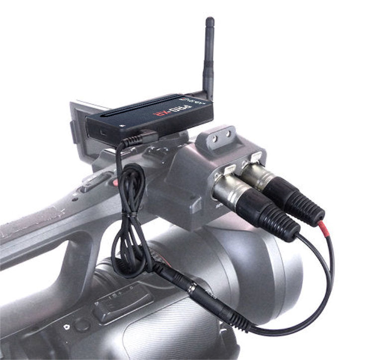 AZDEN PRO-XR Digital Wireless Lavalier Microphone Kit with XLR cord for camcorders