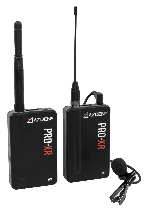 AZDEN PRO-XR Digital Wireless Lavalier Microphone Kit