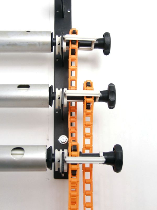 ALZO 6 Ft. Wide Wall Mount Background Support Kit w/ Poles to Prevent Paper Sag