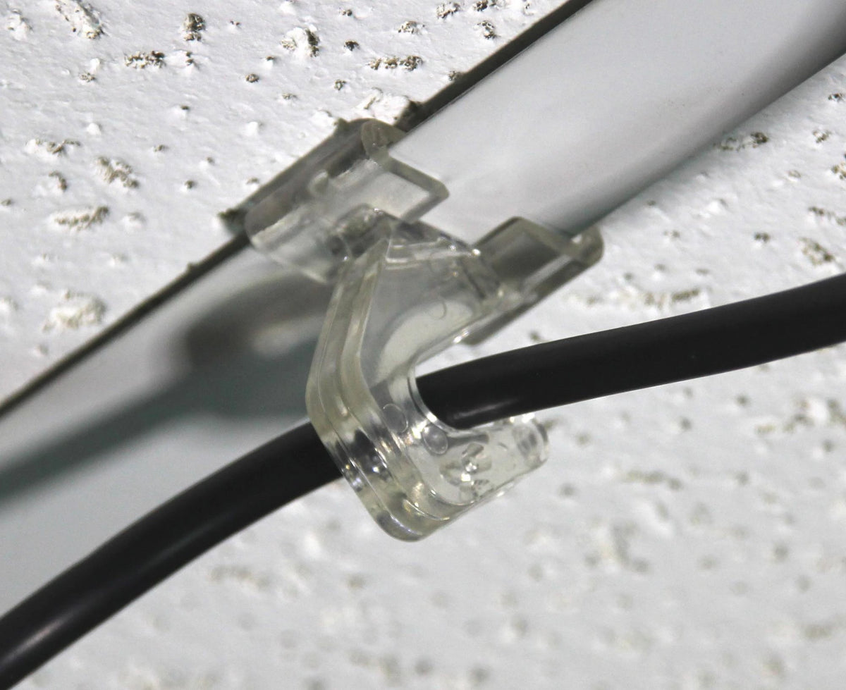 Suspended Drop Ceiling LED cable cord support