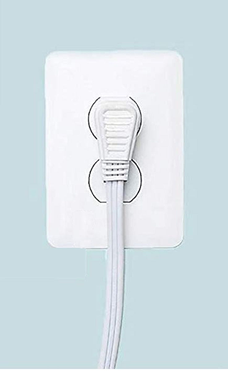 15 foot long power extension cord 16/3 3-Outlet - White